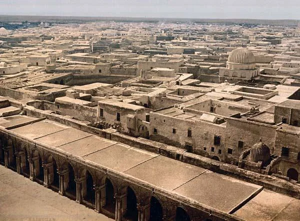 Vista sulla città storica di Kairouan